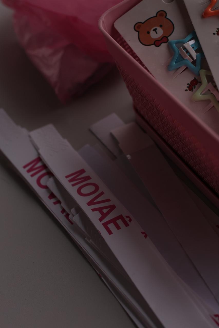 Materiais de identificação preparados para o primeiro MOVAÊ Run